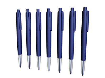 Seven pens